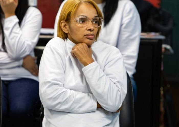 Flordelis durante o julgamento Foto: Divulgação/Brunno Dantas / TJRJ