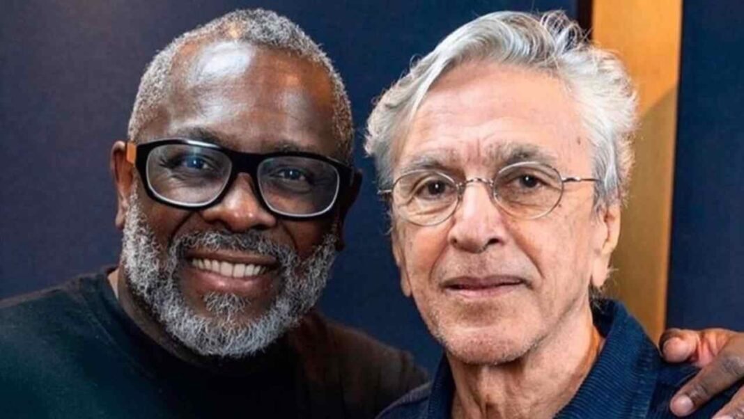 Kleber Lucas e Caetano Veloso (Reprodução)