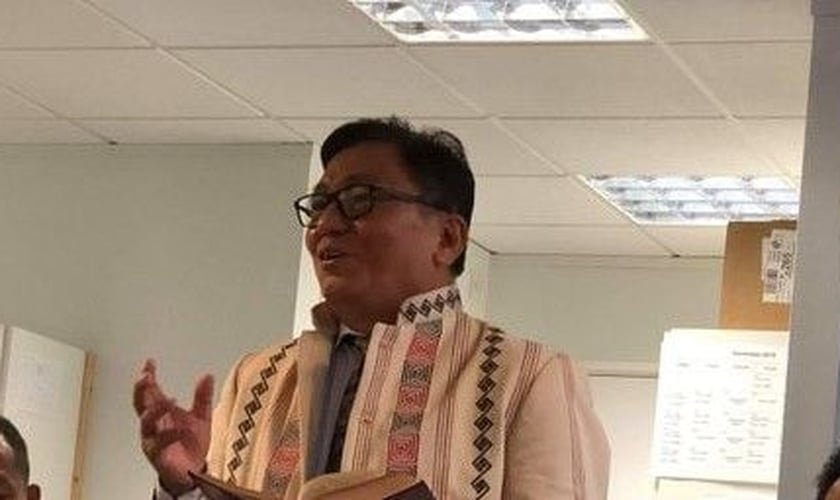 Reverendo Dr. Hkalam Samson é pastor e ex-presidente da Convenção Batista Kachin, em Mianmar (Foto: Reprodução/CSW)