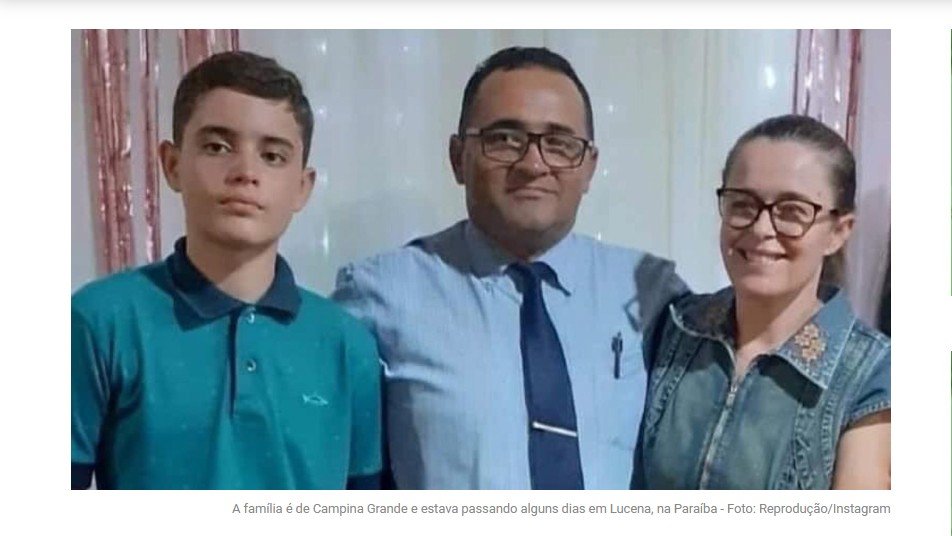 Pastor e esposa morrem afogados tentando salvar filho em praia na Paraíba