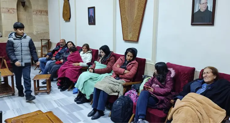 Igrejas cristãs na Síria se transformam em abrigos (Foto: Portas Abertas)