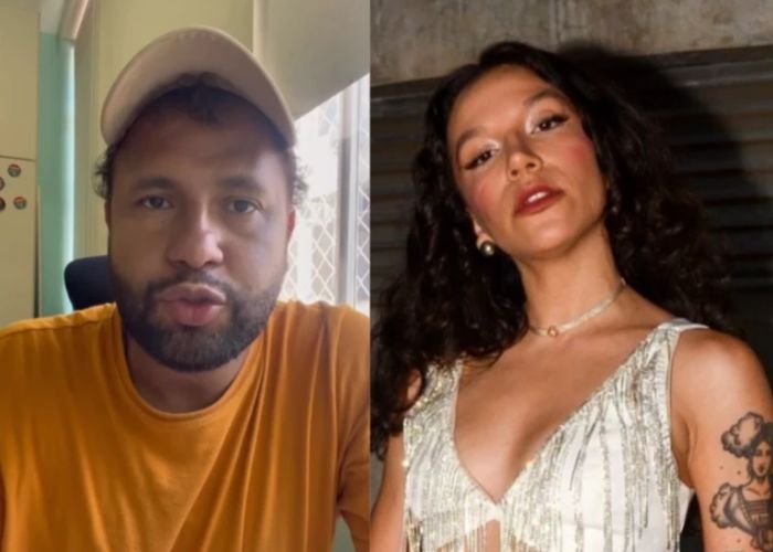 Henrique Vieira e Priscilla Alcântara (Foto montagem: Reprodução/Vídeo Instagram)