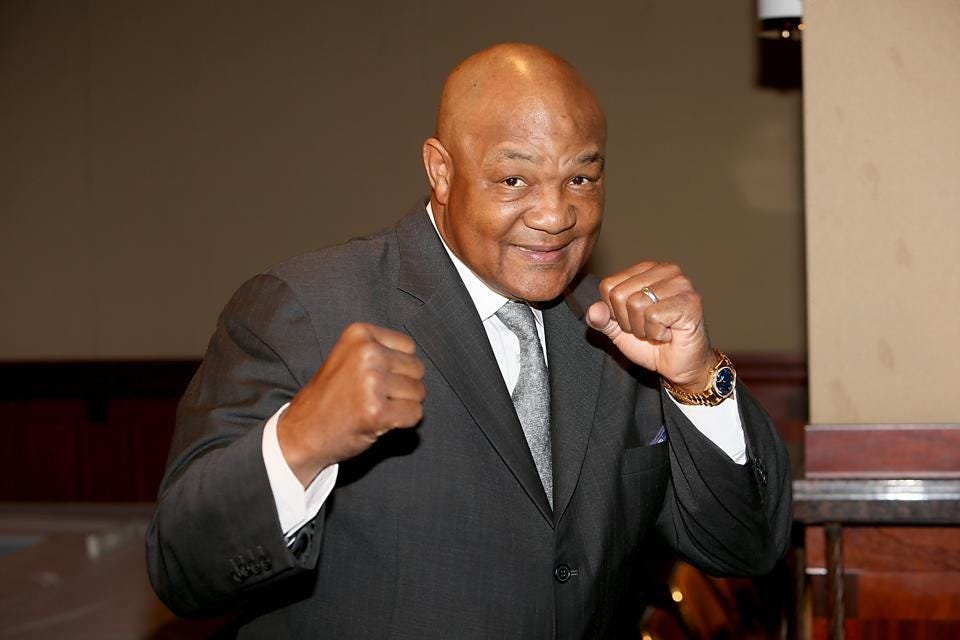 George Foreman, lenda do boxe, agora é pastor. (Foto: Reprodução)