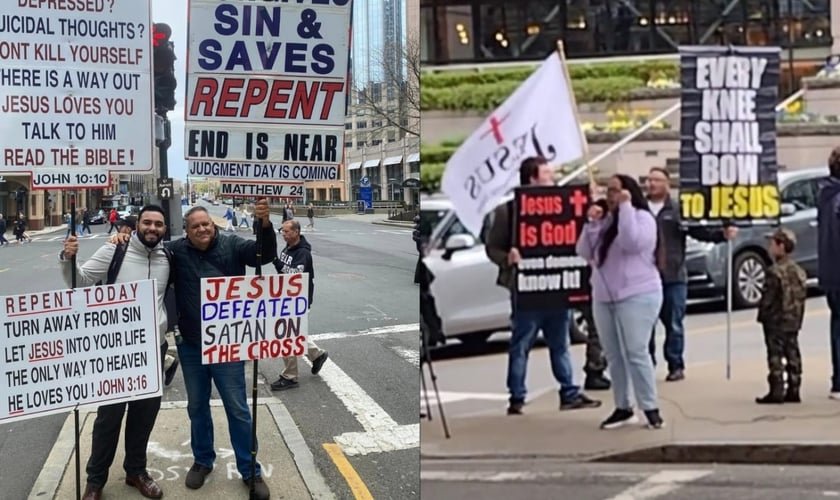 O evangelista brasileiro Marcos Nürmberger evangelizou durante a conferência satânica. (Foto: Facebook/Marcos Nürmberger)