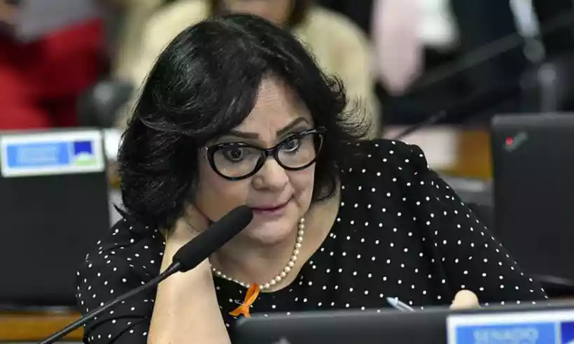 Damares Alves é senadora e ex-ministra da Mulher, da Família e dos Direitos Humanos no governo de Jair Bolsonaro (Foto: Agência Senado)