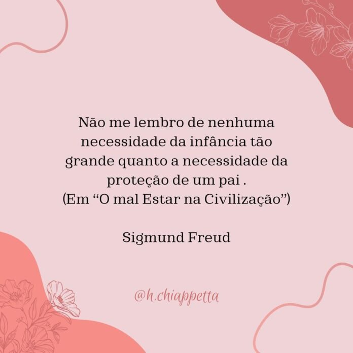 Frase de Sigmund Freud (Arte de Helena Chiappetta)