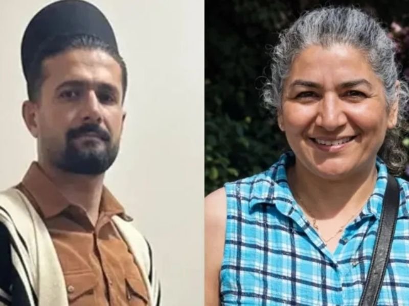 Manifestantes iranianos em protesto contra o regime, com um clima de tensão e repressão.