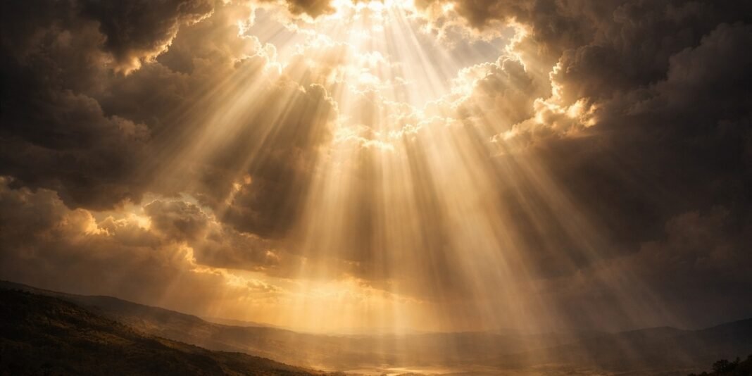 Livro antigo da Bíblia aberto na carta aos Hebreus com iluminação suave