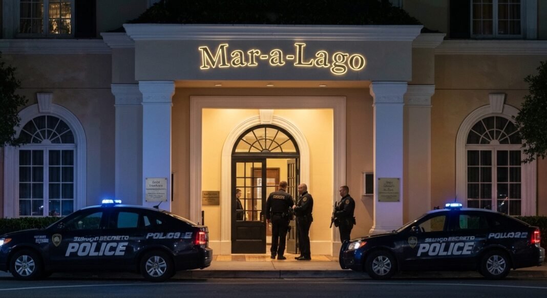 Perímetro de segurança de Mar-a-Lago cercado por autoridades após invasão