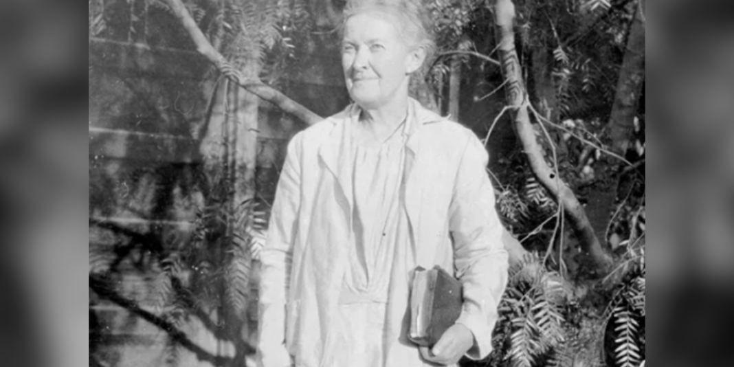 Agnes Ozman, pioneira do pentecostalismo, em uma representação artística.