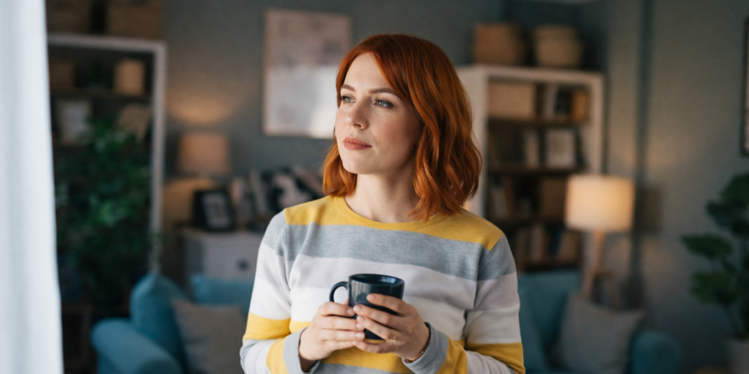 Mãe encorajando filho a entrar no mar em uma praia.