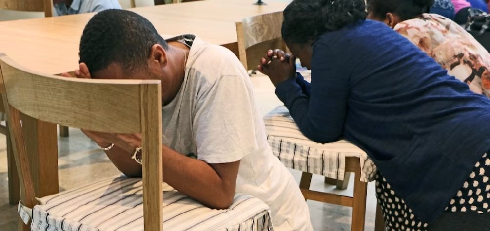 Delegacia de polícia em Asmara, Eritreia, local da detenção de cristãos.