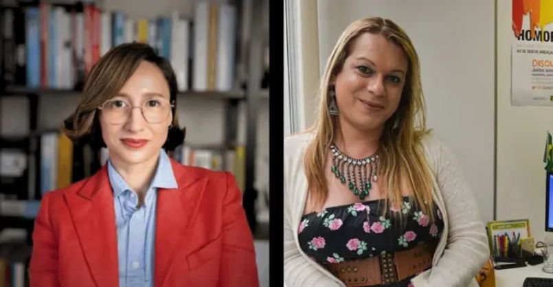 Pesquisadora Nine Borges em pose séria para foto profissional