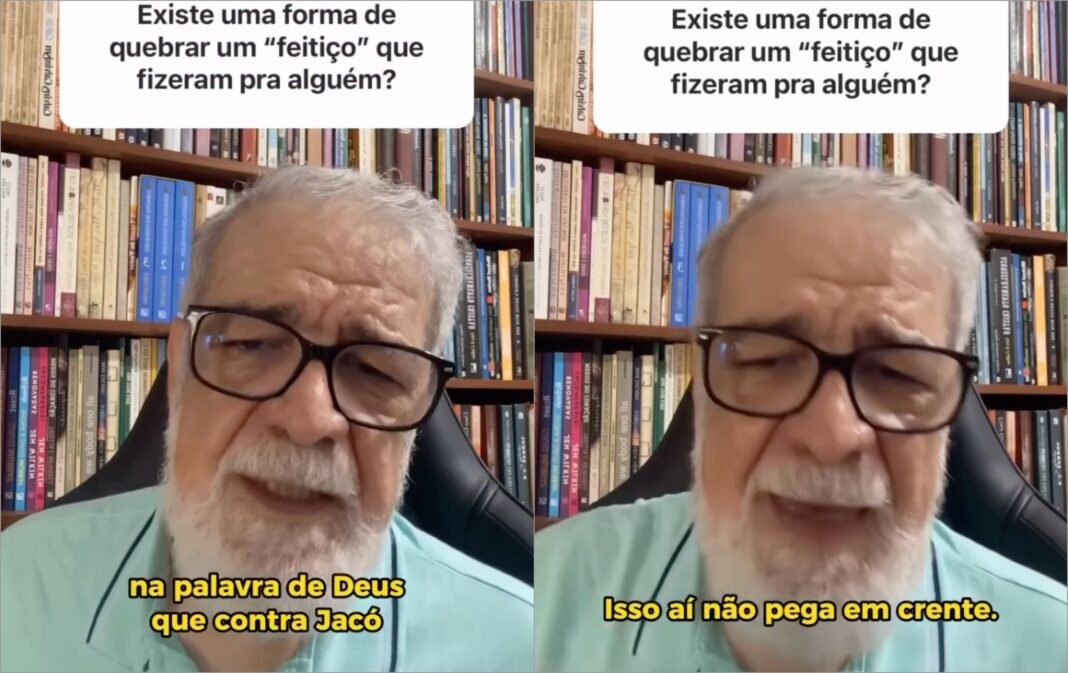Reverendo Augustus Nicodemus falando sobre a força da fé contra práticas ocultistas.
