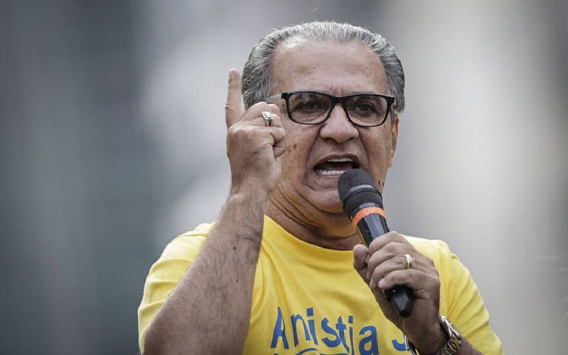 Pastor Silas Malafaia discursando em um evento