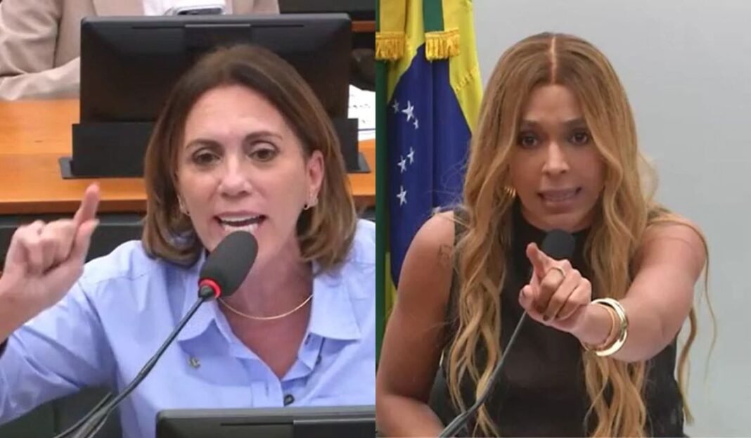 Deputadas em debate acalorado na Comissão de Defesa dos Direitos da Mulher na Câmara dos Deputados.