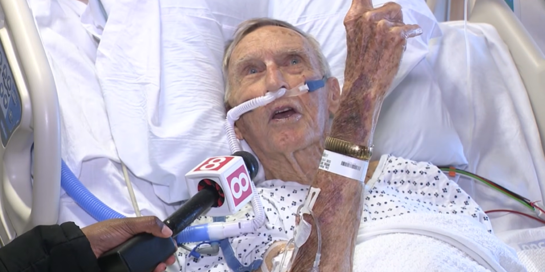 Idoso de 90 anos relembra experiência após parada cardíaca em igreja