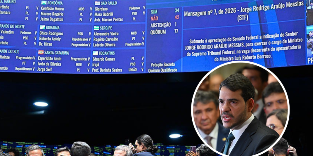 Jorge Messias após rejeição no Senado para o STF.