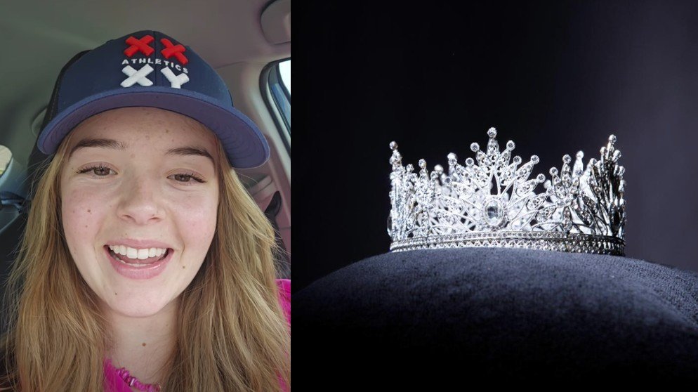 Representantes da Miss America e advogados em reunião sobre a definição de mulher em contrato