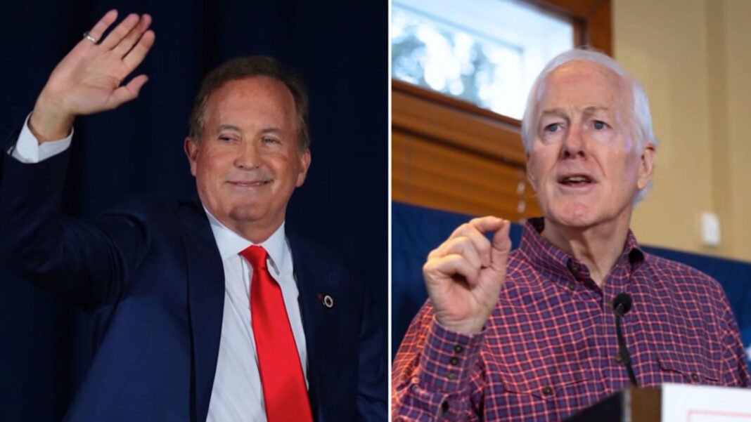 Senador John Cornyn e Procurador-Geral Ken Paxton em confronto político no Texas