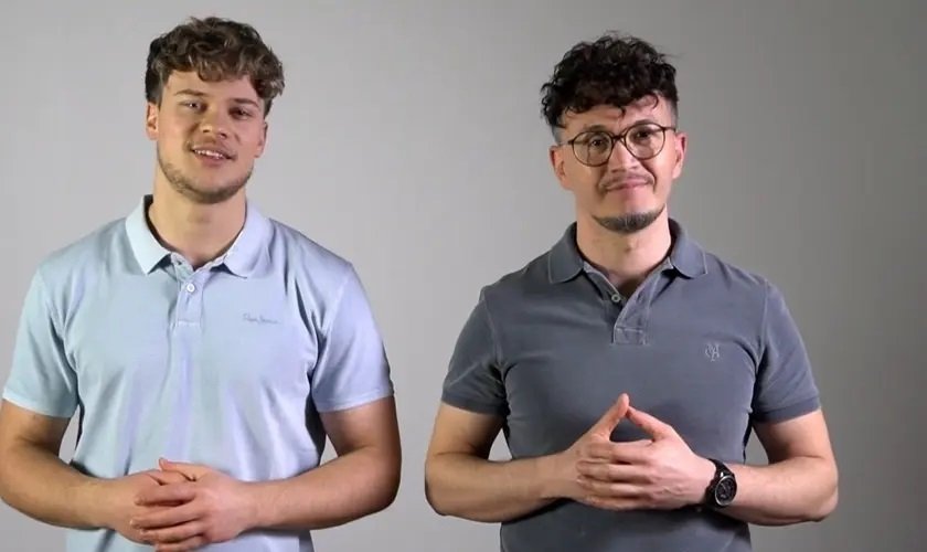 Fachada do tribunal em Hamburgo, Alemanha, onde youtubers cristãos são investigados.