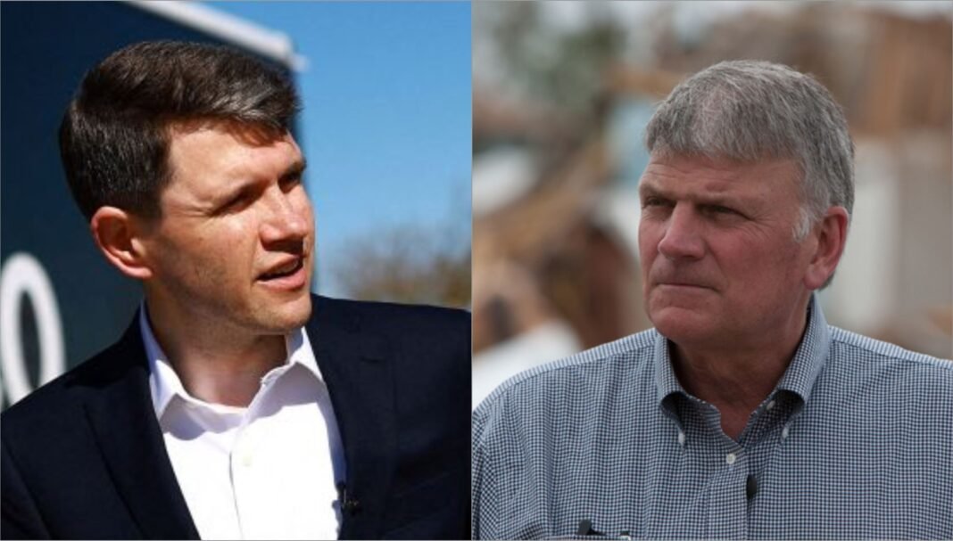 Franklin Graham em debate sobre aborto e fé cristã com James Talarico