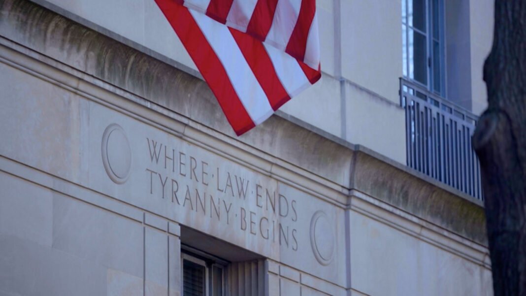Prédio do Departamento de Justiça dos Estados Unidos em Washington D.C.