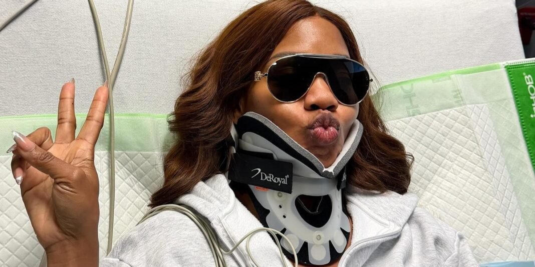 Sarah Jakes Roberts em recuperação após acidente grave