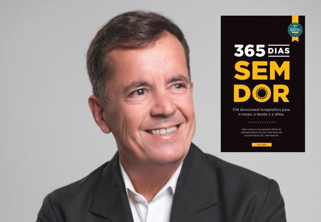Fisioterapeuta Luiz Sola apresenta o livro '365 Dias Sem Dor', uma obra devocional terapêutica para o combate à dor crônica.
