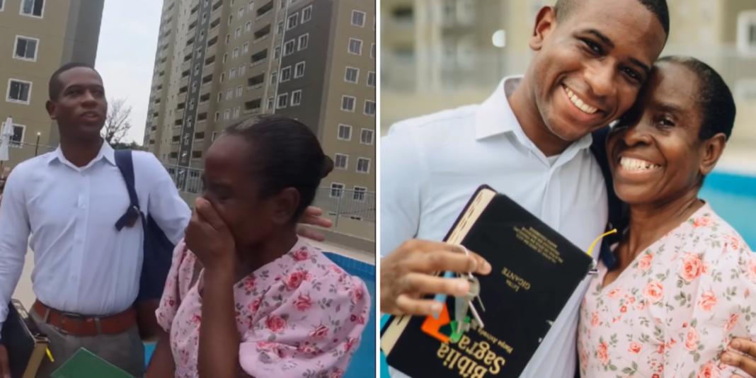 Jovem entrega chaves do primeiro apartamento para a mãe após superarem o câncer juntos.