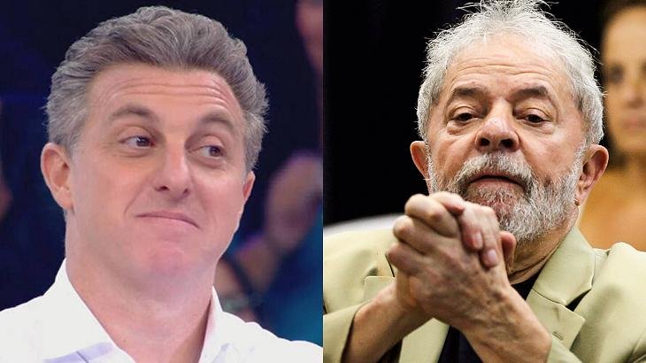 Luciano Huck em fórum empresarial criticando o Bolsa Família