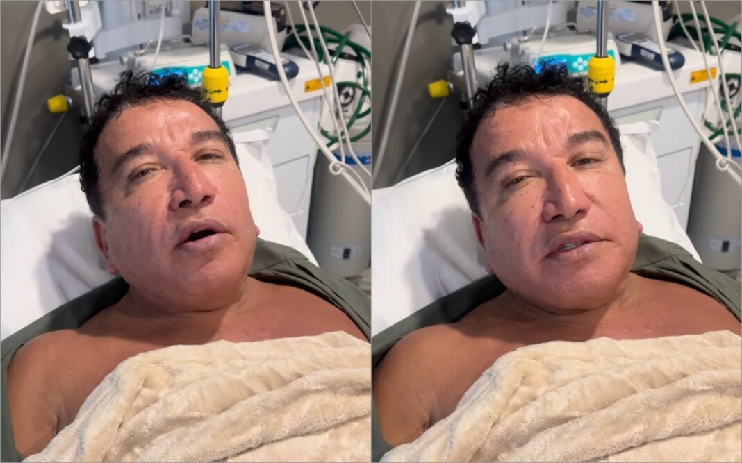 Senador Magno Malta em hospital após mal-estar súbito.