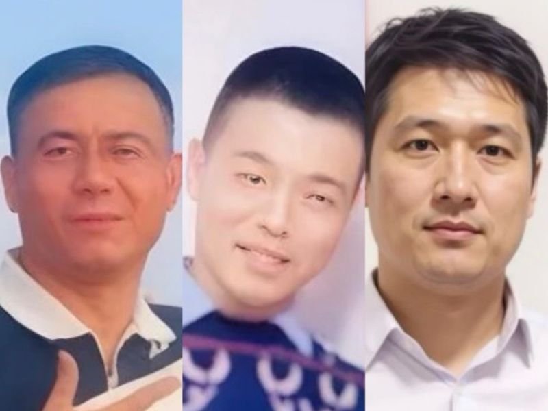 Mão estende Bíblia para detento através das grades de uma cela de prisão chinesa.