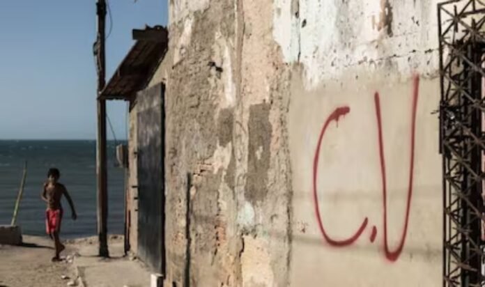 Urna de votação brasileira com foco na decisão pública sobre organizações criminosas