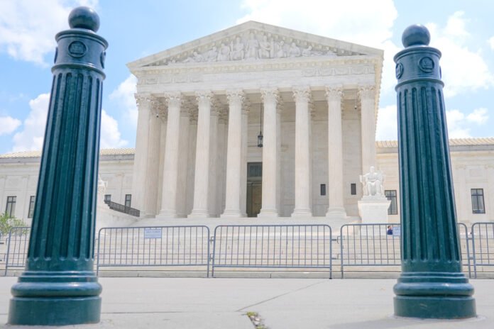 Exterior da Suprema Corte dos Estados Unidos em Washington D.C.