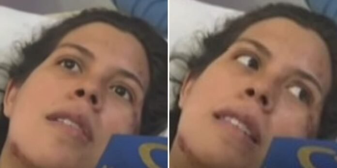 Sobreviventes de terremoto na Venezuela celebram a vida com fé Mãe e bebê venezuelanos resgatados após terremoto segurando uma Bíblia.