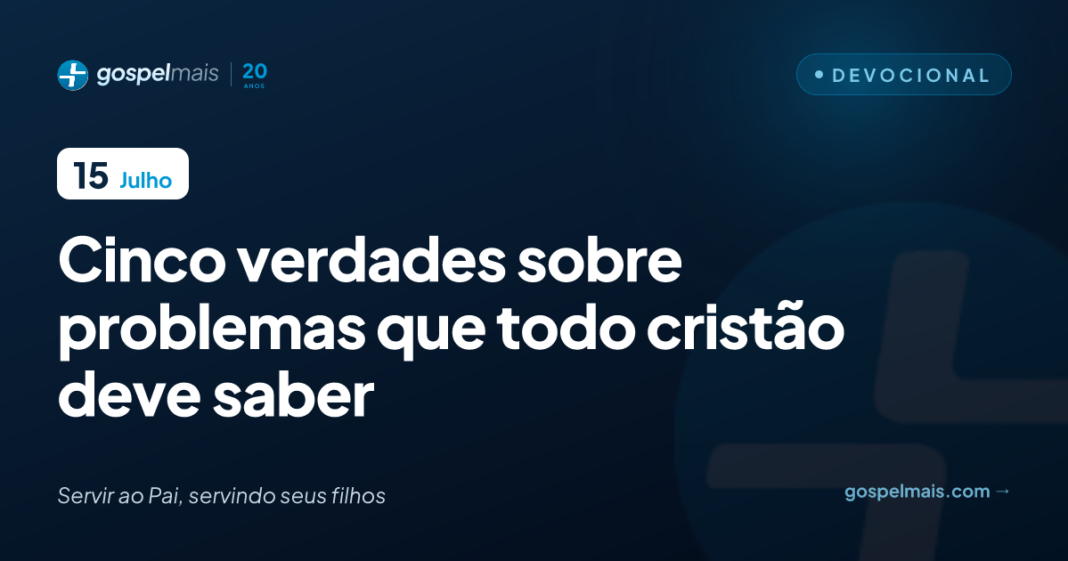 Pregador cristão compartilha mensagem de esperança e fé diante de adversidades.