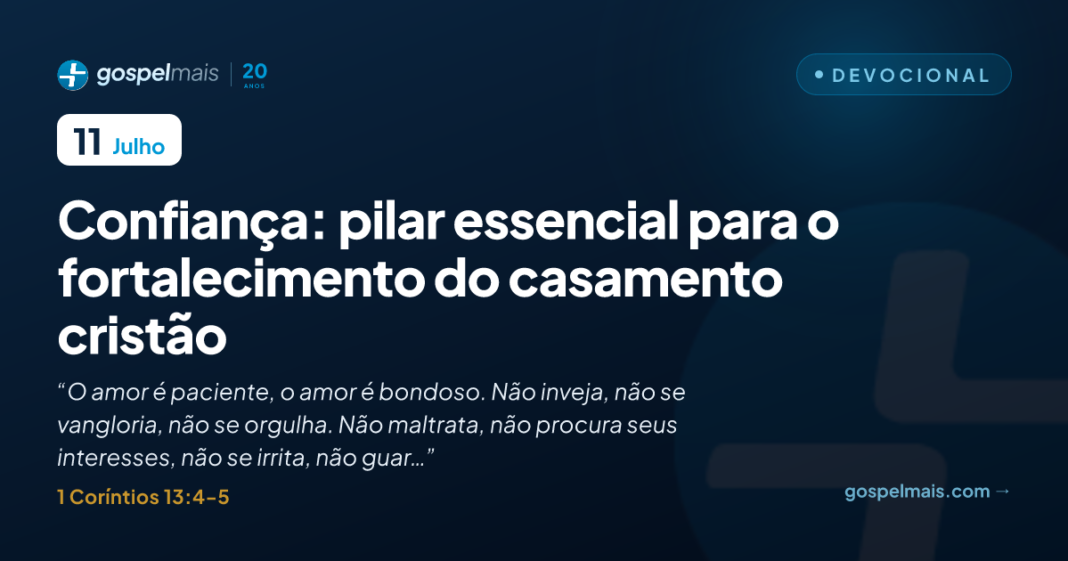 Casal cristão de mãos dadas demonstrando confiança e amor.