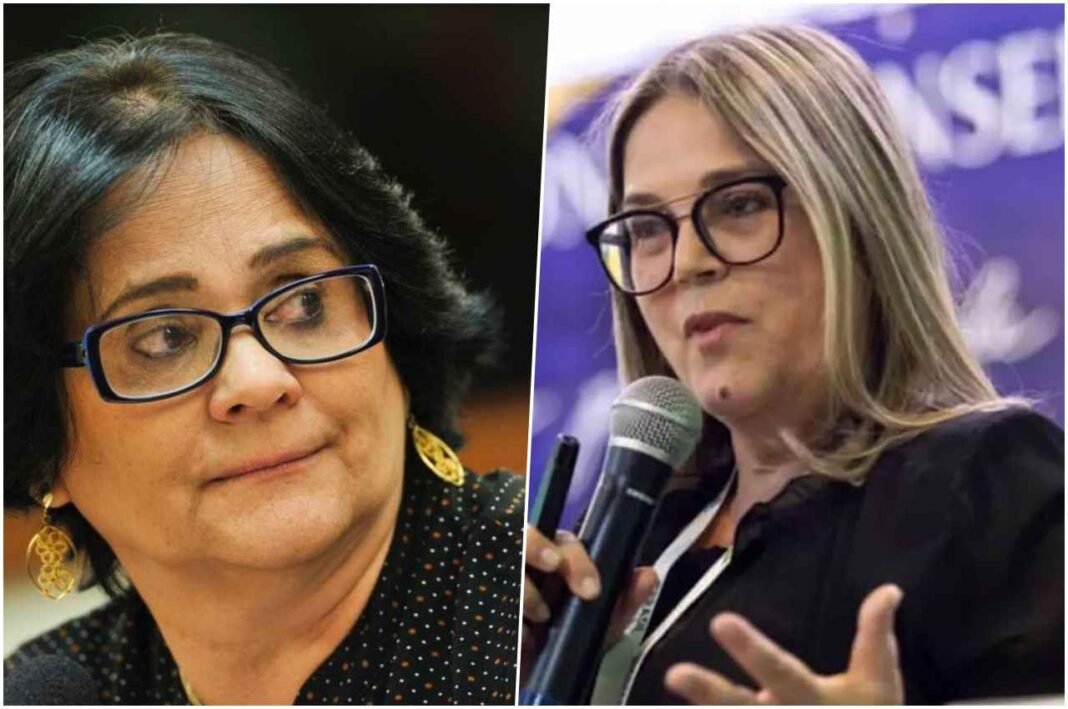 Marisa Lobo e Damares Alves em debate político