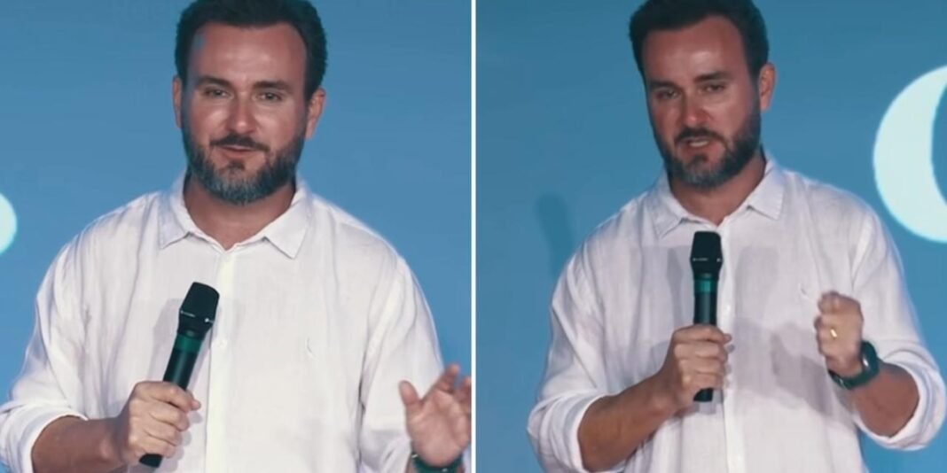 Pastor compartilha testemunho de provisão divina durante culto