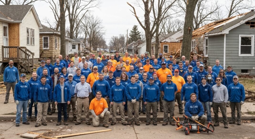 Voluntários da Samaritan's Purse se mobilizam para ajudar após tornado no Wisconsin