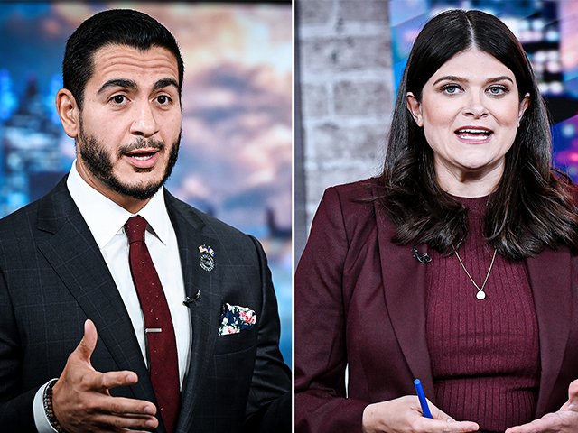 Abdul El-Sayed discursando em comício político em Michigan.