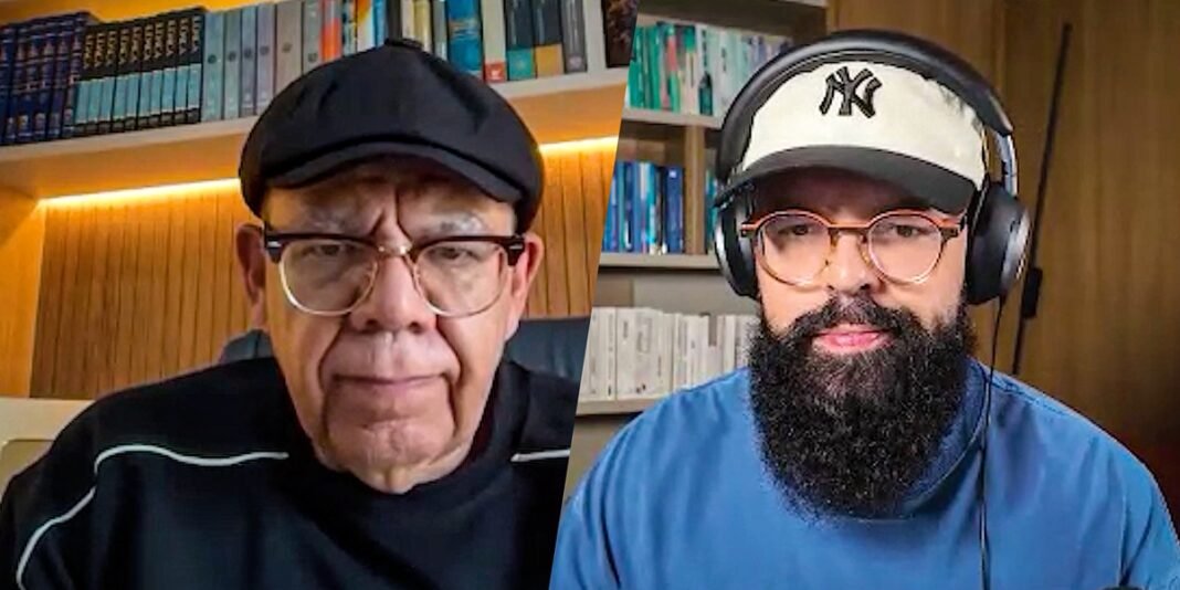 Pastores Josué e Douglas Gonçalves durante entrevista sobre criação de filhos