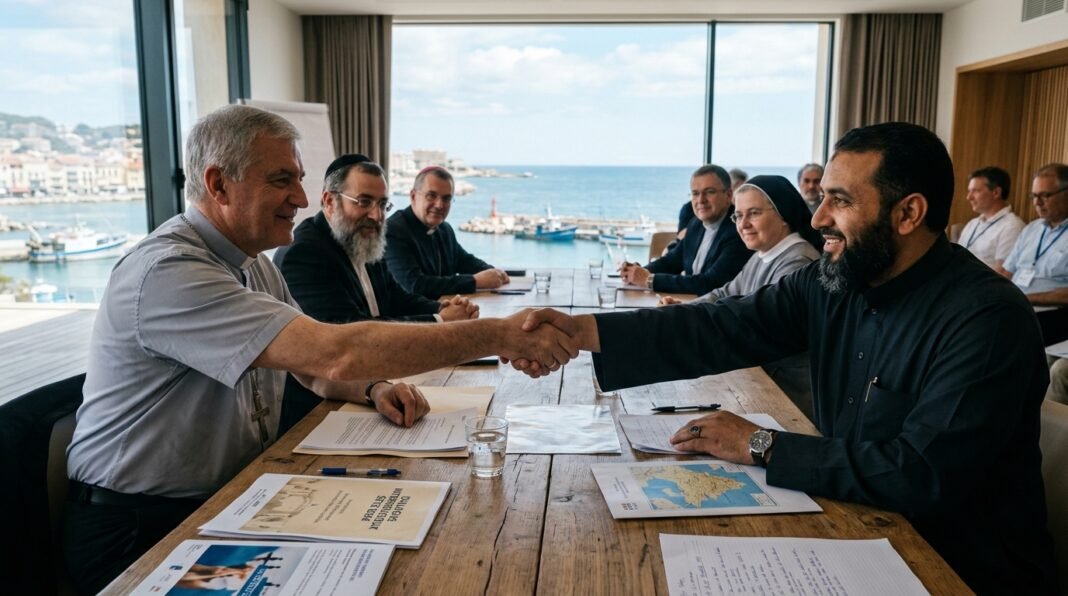 Líderes de organizações protestantes francesas reunidos em encontro histórico