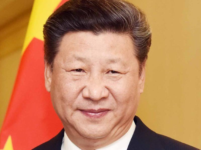 Presidentes Donald Trump e Xi Jinping em reunião diplomática em Washington.