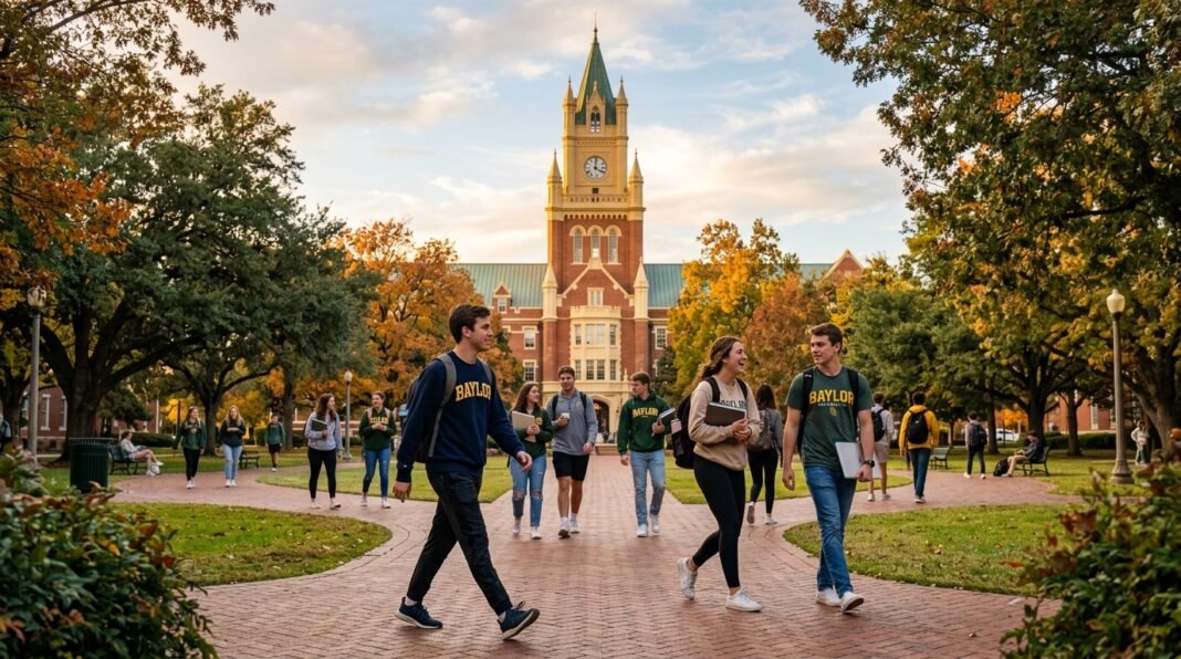 Campus da Baylor University em Waco, Texas.