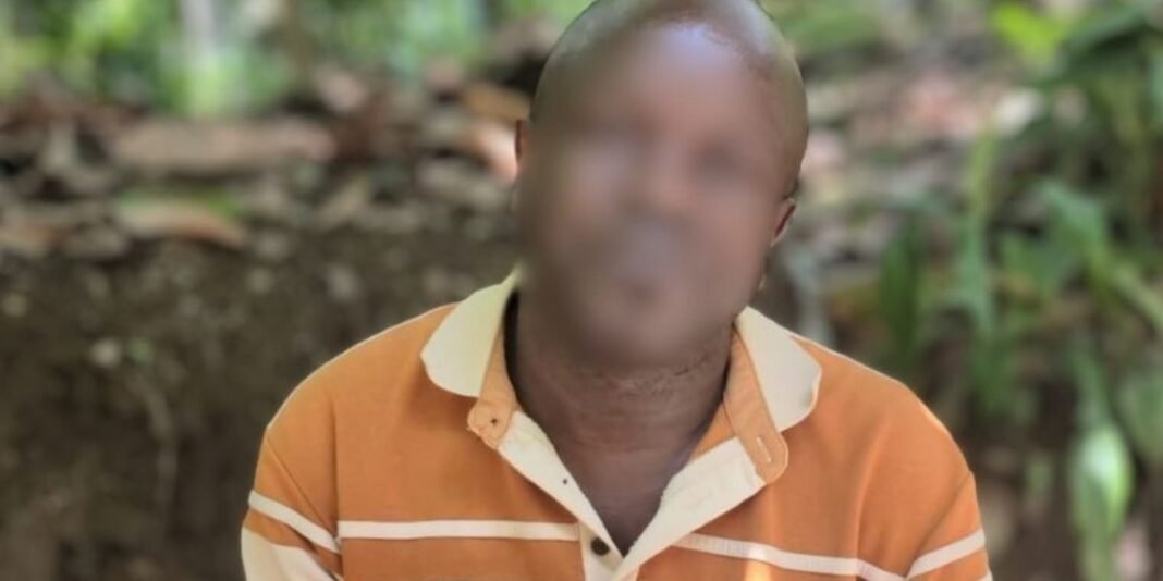 Cenário rural em Uganda onde cristãos convertidos enfrentam perseguição