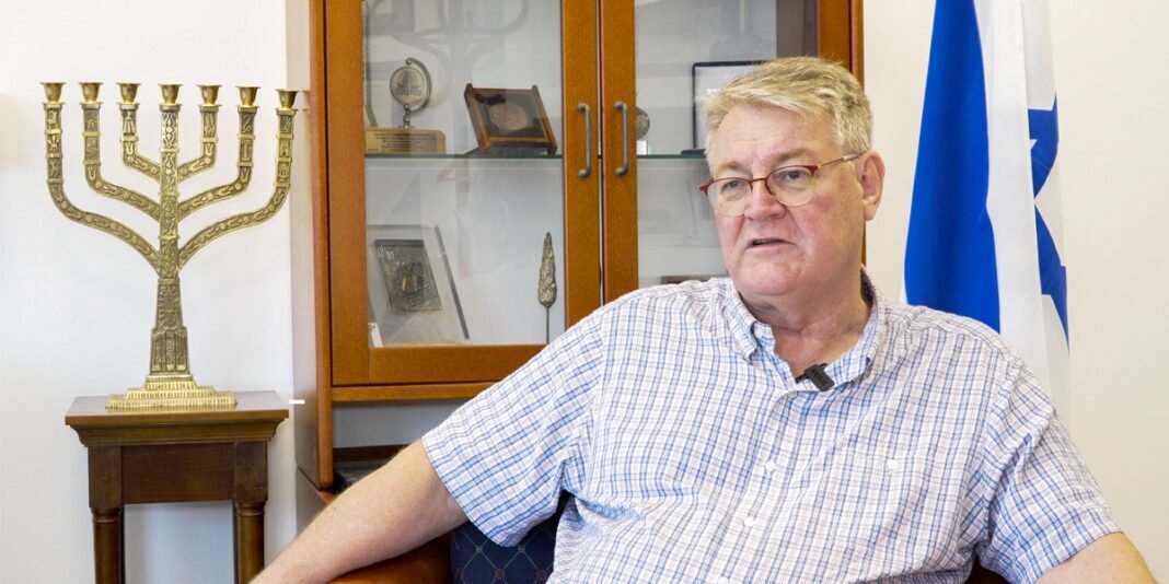 David Parsons, porta-voz da Embaixada Cristã Internacional de Jerusalém