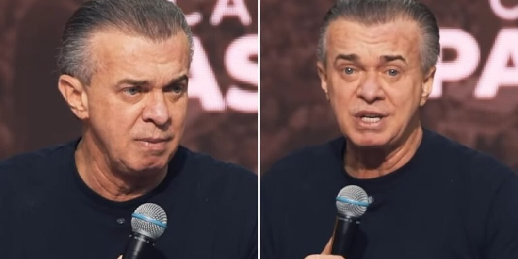 Pastor Luiz Hermínio discursando em púlpito de igreja