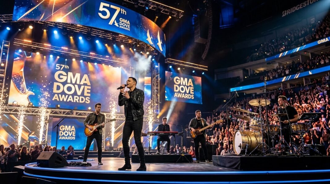 Cerimônia de premiação do 57º GMA Dove Awards em Nashville